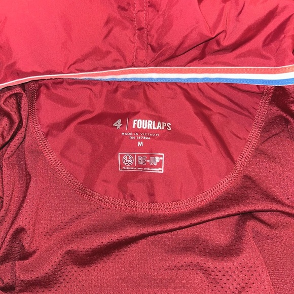 Fourlaps Women’s Pink and Wine Windbreaker Jacket Sz M   $178 - Picture 9 of 10